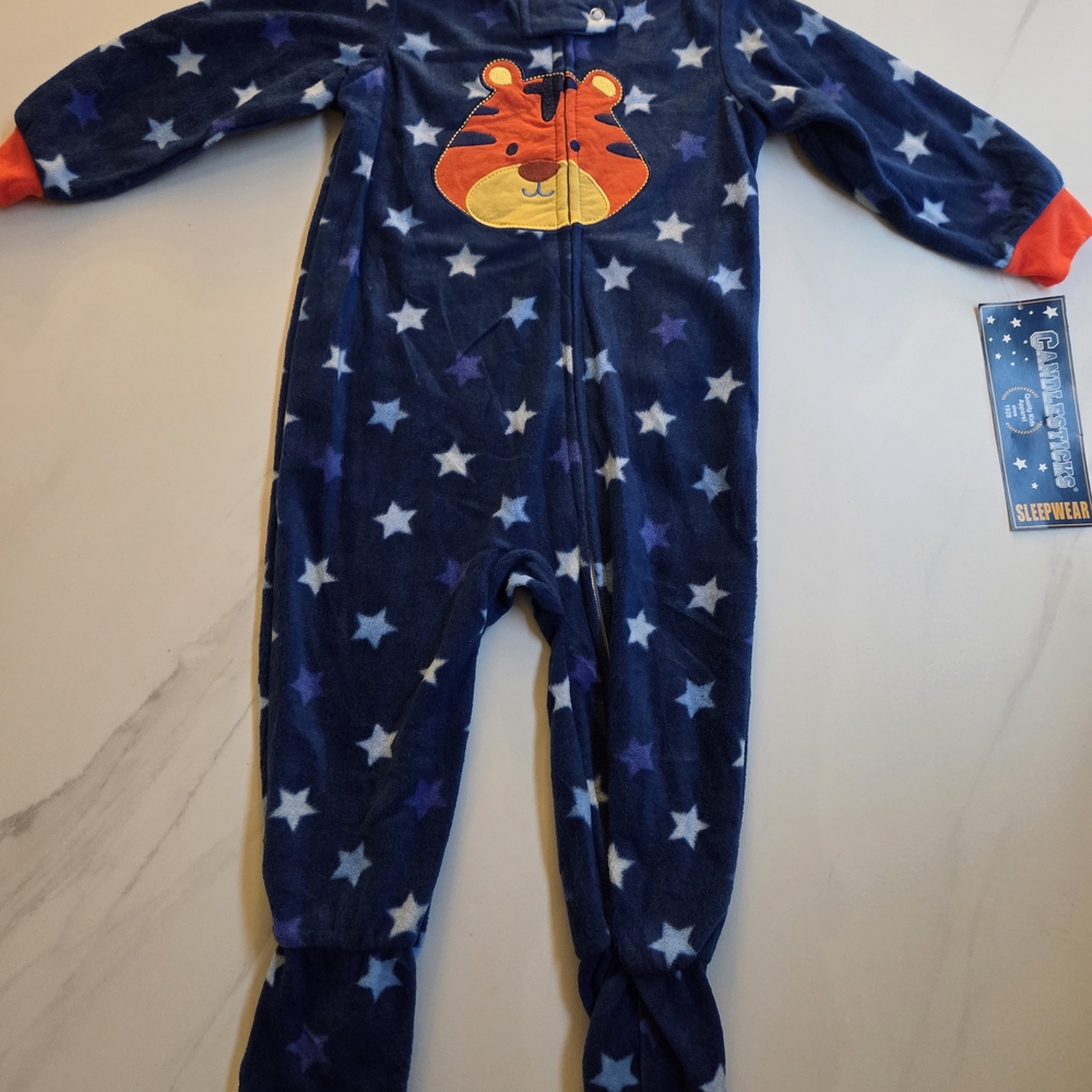 Starry Night Kids Bodysuit with Animal Design
